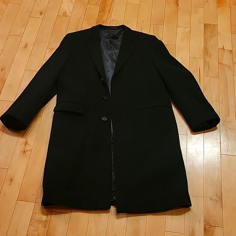 Joseph Abboud Wool Trench NWOT